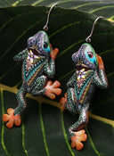 Tree Frog Earrings